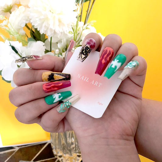 Super Cool Halloween Nail Art, Colorful and Personalized Styles