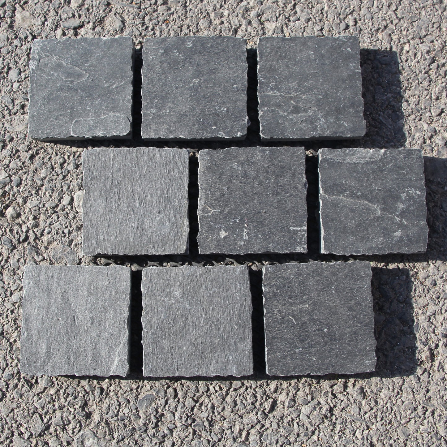 Black Quartz Small Cube Paving Stone
