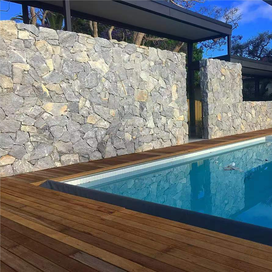 Cloud gray loose stone, creative collage decorative stone for indoor and outdoor garden floors and walls