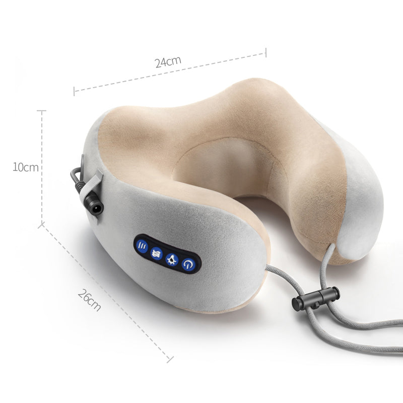 Electric Neck Massager U-shaped Pillow Multifunctional Portable Shoulder Cervical Massager