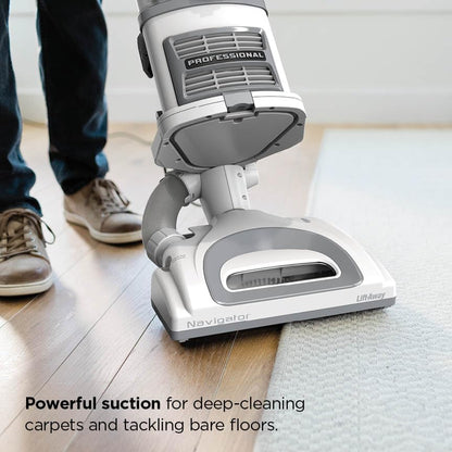 Shark Upright Vacuum | Navigator Lift - Away Deluxe | Large Dust Cup Capacity | HEPA Filter | Swivel Steering | Upholstery Tool & Crevice Tool | Blue | NV360