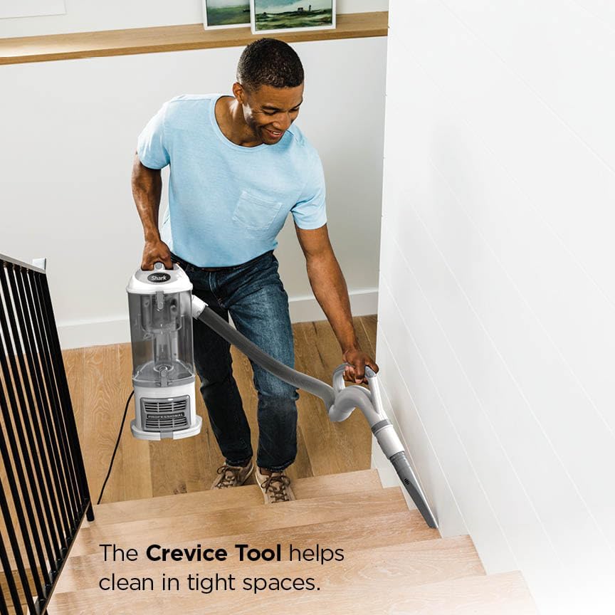 Shark Upright Vacuum | Navigator Lift - Away Deluxe | Large Dust Cup Capacity | HEPA Filter | Swivel Steering | Upholstery Tool & Crevice Tool | Blue | NV360