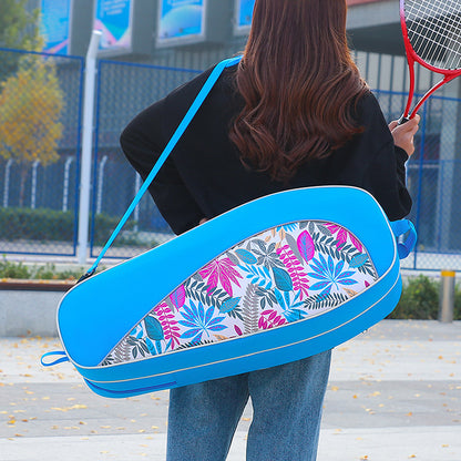 2-Racket Tennis Bag, Multi-purpose Large Capacity Shoulder & Crossbody Bag for Sports, Yoga & Gym