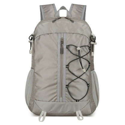 Ultra Lightweight Foldable Large Capacity Oxford Cloth Backpack, Multi-functional Casual Outdoor Hiking Backpack