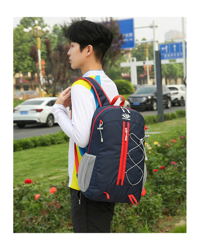 Ultra Lightweight Foldable Large Capacity Oxford Cloth Backpack, Multi-functional Casual Outdoor Hiking Backpack