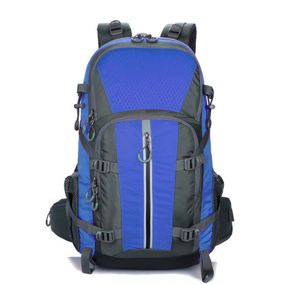Water-Resistant Hiking Backpack, Large Capacity Spine Support Load-Reduction Rucksack for Outdoor Trekking & Long Trips