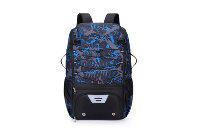 New Floral Waterproof Nylon Sports Bag for Rugby, Baseball & Hockey, Separate Shoe Compartment, Also for Handball