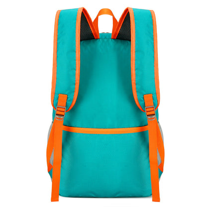 Ultra Lightweight Foldable Large Capacity Oxford Cloth Backpack, Multi-functional Casual Outdoor Hiking Backpack