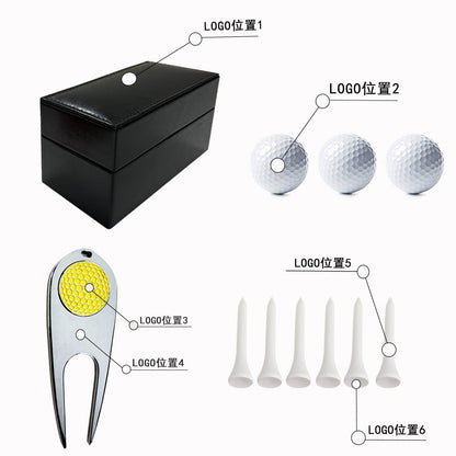 Golf Box Set – Golf Green Repair Tool and Hat Clip Set
