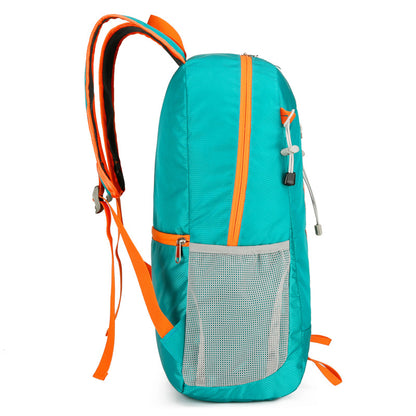 Ultra Lightweight Foldable Large Capacity Oxford Cloth Backpack, Multi-functional Casual Outdoor Hiking Backpack