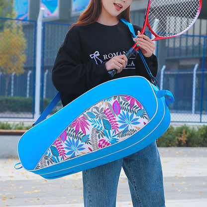 2-Racket Tennis Bag, Multi-purpose Large Capacity Shoulder & Crossbody Bag for Sports, Yoga & Gym