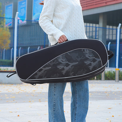 2-Racket Tennis Bag, Multi-purpose Large Capacity Shoulder & Crossbody Bag for Sports, Yoga & Gym