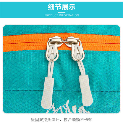 Ultra Lightweight Foldable Large Capacity Oxford Cloth Backpack, Multi-functional Casual Outdoor Hiking Backpack