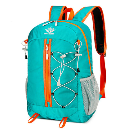 Ultra Lightweight Foldable Large Capacity Oxford Cloth Backpack, Multi-functional Casual Outdoor Hiking Backpack