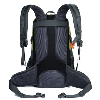 Water-Resistant Hiking Backpack, Large Capacity Spine Support Load-Reduction Rucksack for Outdoor Trekking & Long Trips