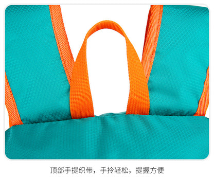 Ultra Lightweight Foldable Large Capacity Oxford Cloth Backpack, Multi-functional Casual Outdoor Hiking Backpack