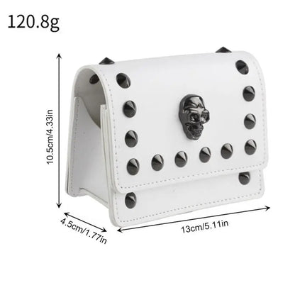 Golf rangefinder Portable Bag Golf Ball Bag Light Weight PU Material Golf Pouch Golf Rangefinder Carrying Case With Hooks Skulls