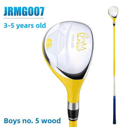 PGM Kids Golf Club Junior Wood Hybrid Club 312 Years Children Beginner Training Right Hand Golf Practice Club