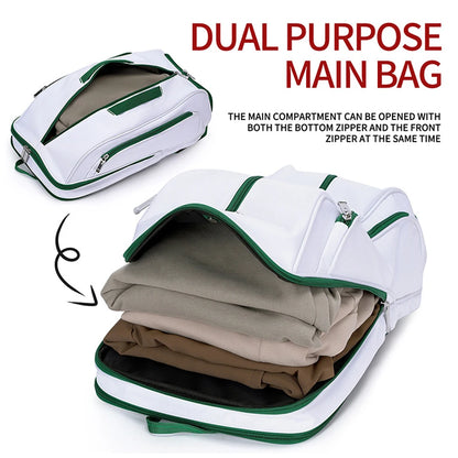 1PCS Tennis Backpack Tennis Bag for Women Men - Tennis Bag Holds 2 Rackets, Badminton Squash, Pickleball Paddles Balls