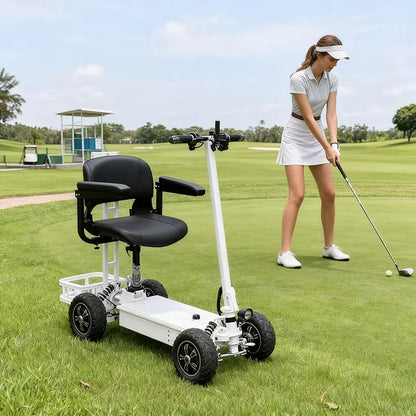 2026 New ZEBRA09 48V High-Quality Lightweight Electric Golf Cart – Foldable Single-Rider Scooter
