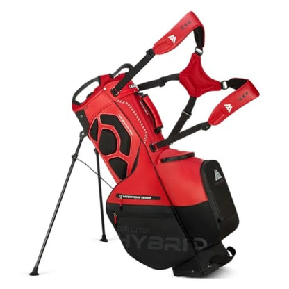 Dri Lite Hybrid Plus 14 Way Divider Golf Stand Bag, Waterproof, Lightweight, Dual Strap, Fits Push Carts