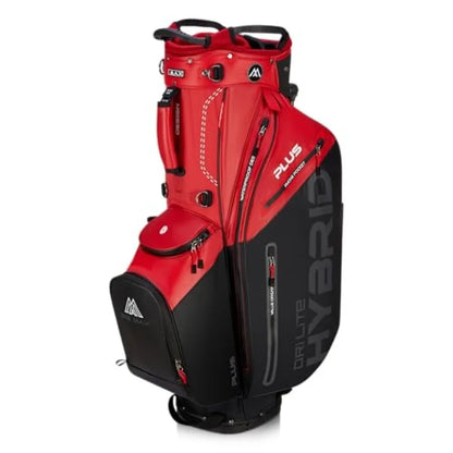 Dri Lite Hybrid Plus 14 Way Divider Golf Stand Bag, Waterproof, Lightweight, Dual Strap, Fits Push Carts