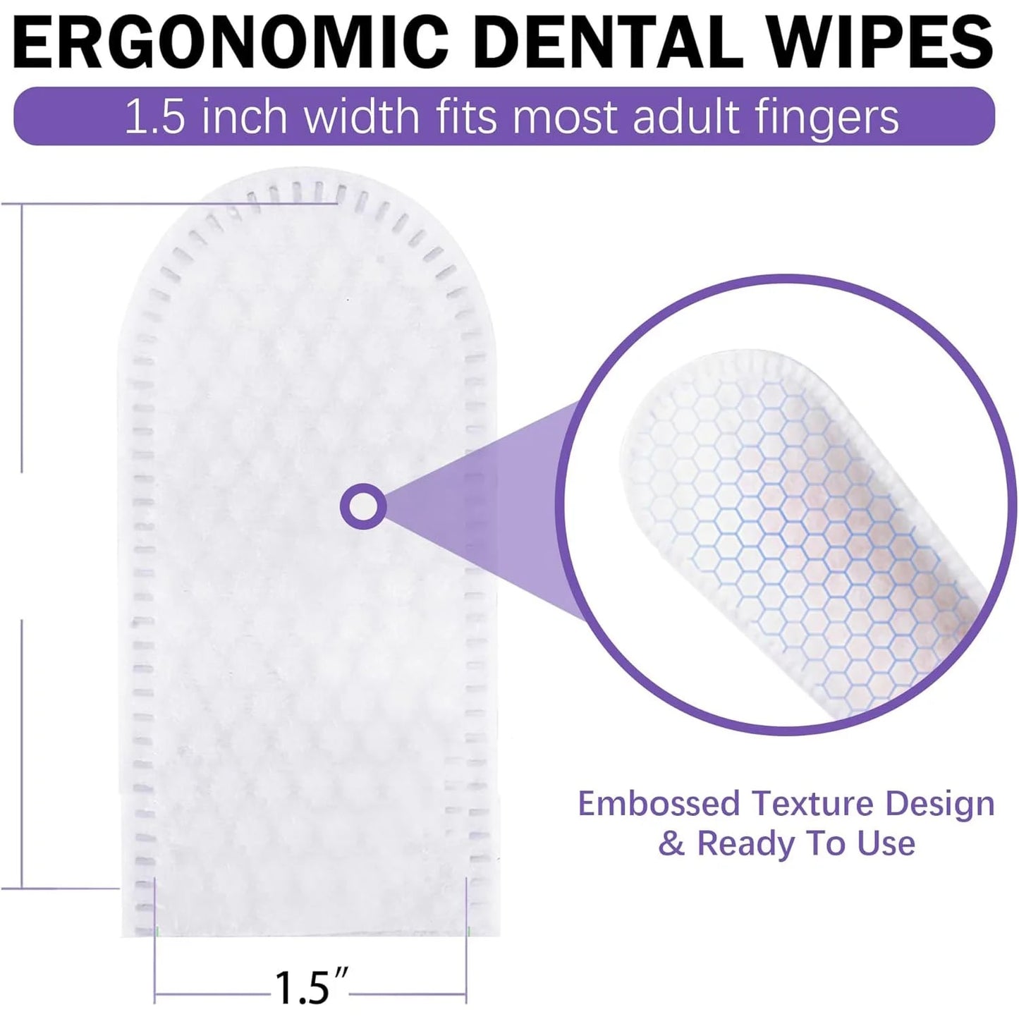 Teeth Cleaning Wipes for Dogs & Cats | Reduces Plaque | Freshens Breath | Finger Wipes | Disposable | Gentle Cleaning & Gum Care