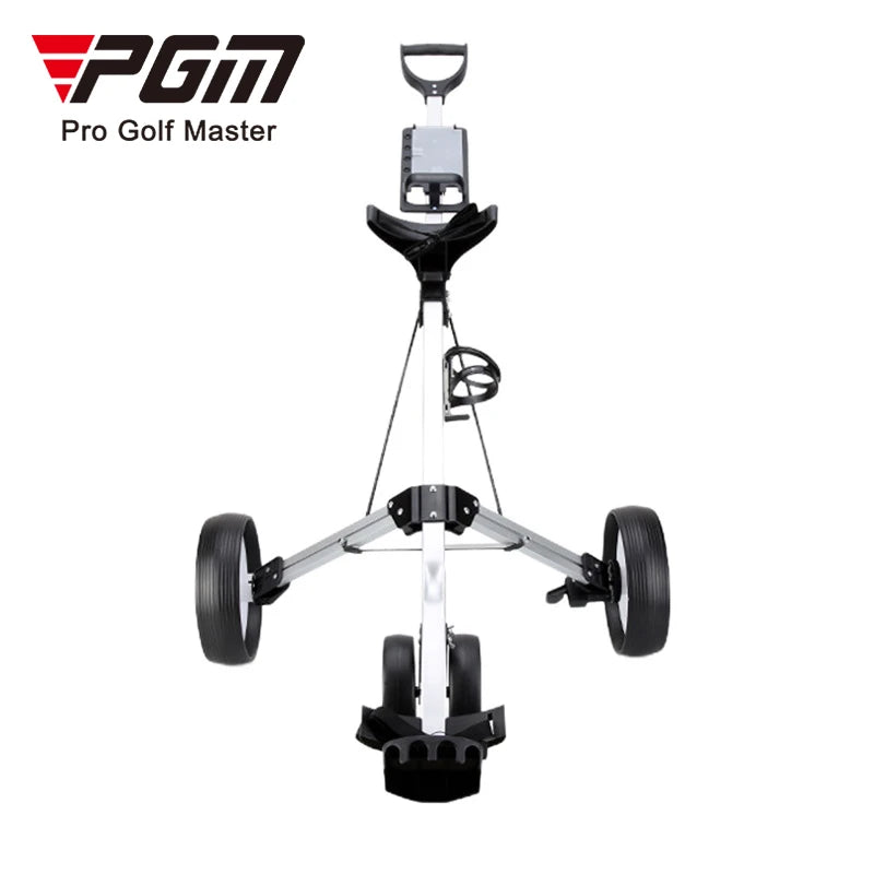 Aluminum Golf Push Cart,4-Wheel  Lightweight Smooth Roll, Compact Fold for Course Transport and Storage, Ergonomic Handle