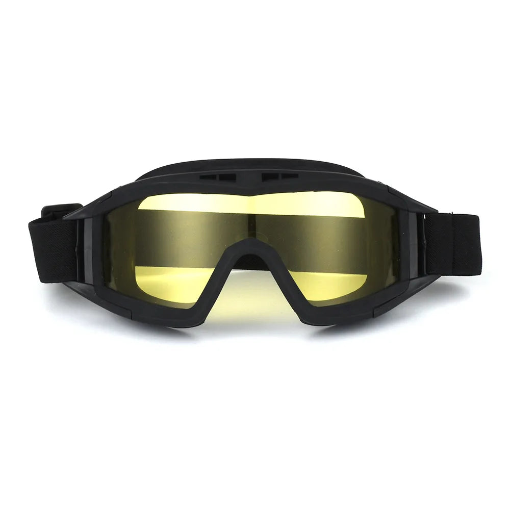 Outdoor tactical glasses, desert locust military fan goggles, dust-proof shooting, motorcycle CS shock resistant sports glasses