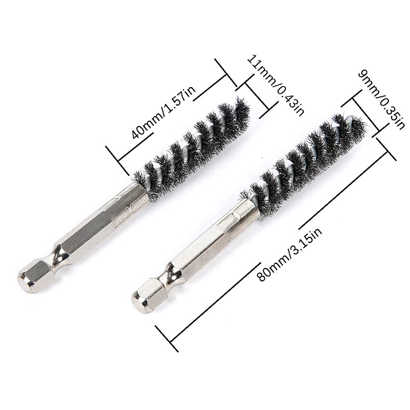 Golf Clubs Head Hosel Brush Electric Drill Wire Brush Hexagonal Rod Golf Iron Head Rust Remover Brush Golf Club Cleaning Polish