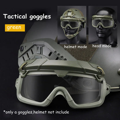 Tactical Goggles Gear Riding Windproof Eyewear Glasses Shooting Protection Tactical Goggles UV Protection Sport Glasses