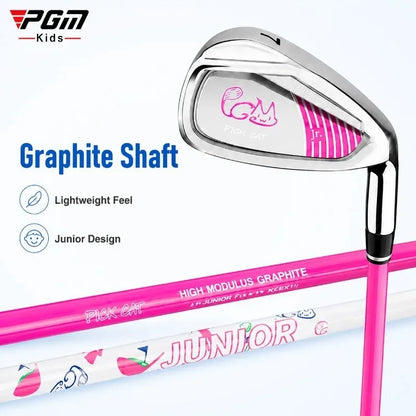 Golf Club Boys And Girls #7 Iron Children'S Beginner Practice Lightweight Carbon Club Height Elastic Carbon Rod
