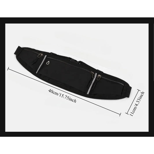 Professional Running Waist Bag Sports Belt Pouch Mobile Phone Case Men Women Hidden Pouch Gym SportsBags Running Belt Waist Pack