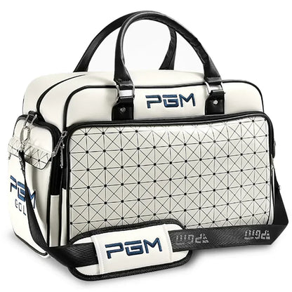 Pgm Retractable Golf Aviation Bag Women Professional Clubs Bag Durable High Capacity PU Waterproof Travel Package With Wheels