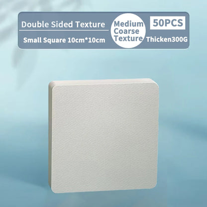 Watercolor Paper Square/Round 50 Sheets Professional Drawing Cardboard Water Color Paper Postcard for Painting School Supplies