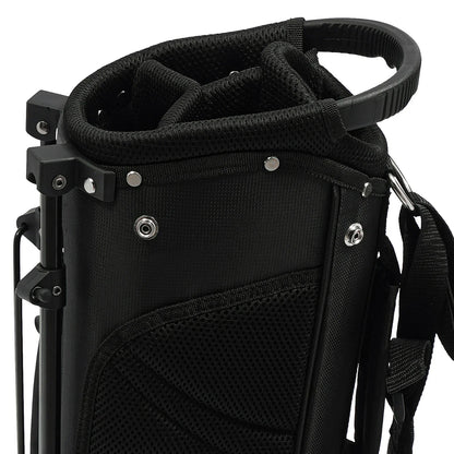 Golf Club Stand Bag with 3 Dividers 5 Pockets, Waterproof Nylon Adjustable Legs for Stability, Lightweight for Men and Women