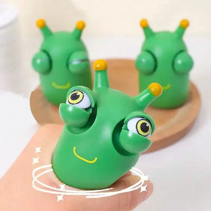 Funny Eyeball Burst Squeeze Toy | Green Eye Caterpillar Pinch Toy | Adult & Kids Stress Relief | Fidget Toy | Creative Decompression