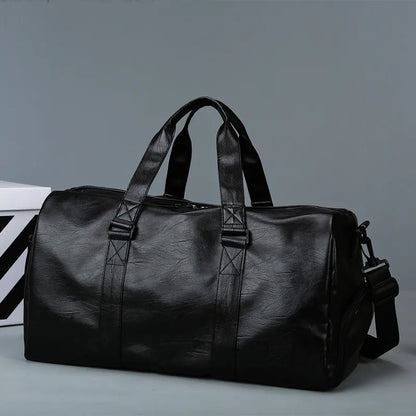 Golf Boston Bag Golf Clothing Bags Travel Business Handbag Large-capacity Crossbody Handbag Soft PU Leather Sports Fitness Gifts