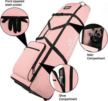 Airline Golf Club Travel Bag, Golf Travel Carrier for Air Travel