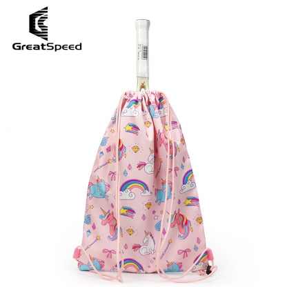 Greatspeed Waterproof Tennis Badminton Bag Drawstring Unisex Outdoor Travel Basketball Backpack for Fitness And Sports