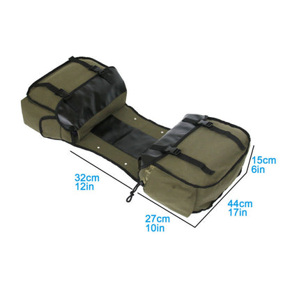 Motorbike Large Capacity Saddle Bag Motorcycle Riding Travel Canvas Waterproof Panniers Box Side Tools Bag Pouch