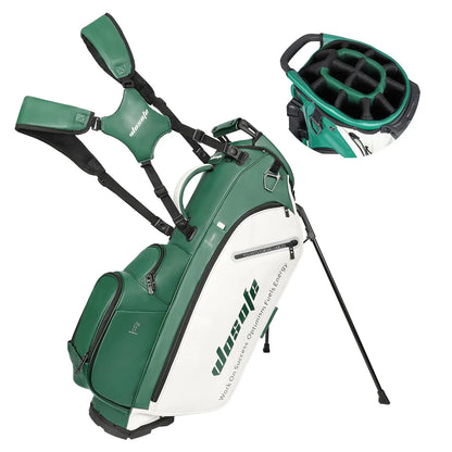 Lightweight Golf Stand Bag for Men & Women PU Material 14/6 Way Dividers 6 Way Top Dual Strap with Stand Feature