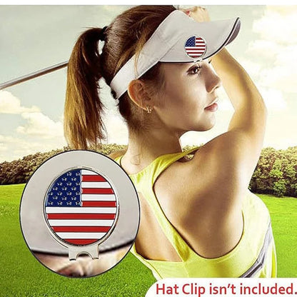 Golf Cap Clip Golf Mark 25mm Coin Golf Metal Ball Position Mark Golf Magnetic Cap Clip JQ985212