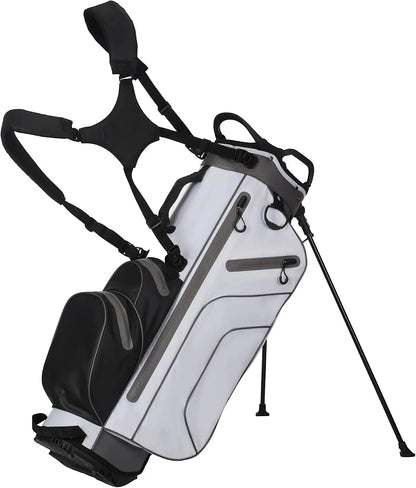 7 Way Golf Stand Bag Portable Waterproof Golf Club Bag For Men Women With Insulated Cooler Pocket Rain Hood And Removable Backpack Straps
