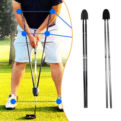 Golf Swing Trainer, Adjustable Length, Putter Alignment Aid Supplies, Position Correction for Beginners Golf Training Aid