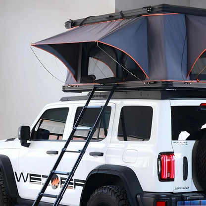3-4 PERSON TENT Waterproof Roof Tent |  Portable Double-Layer Oxford Fabric and Ladder For Outdoor Camping
