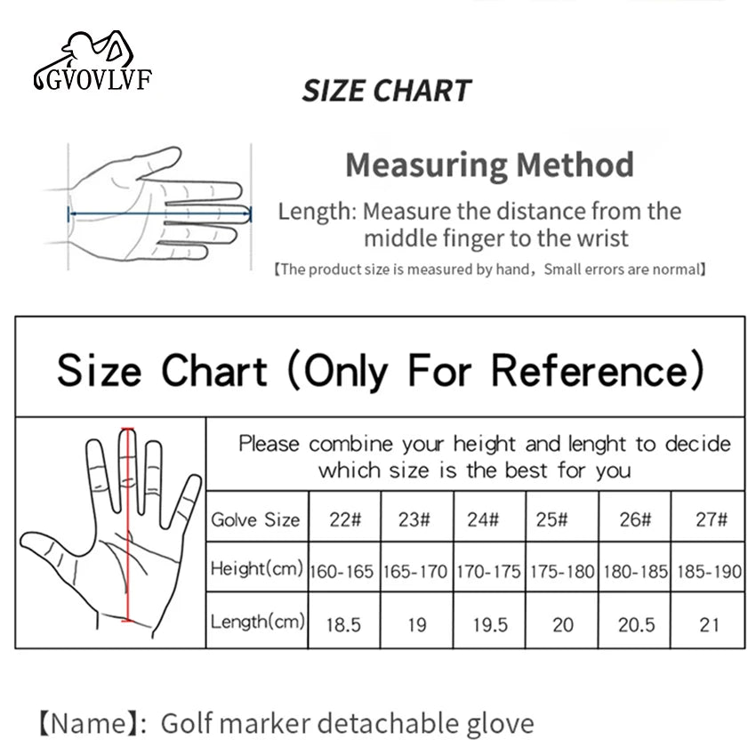 Golf Gloves Leather White Breathable Gloves On Both Sides Non Slip Soft And Comfortable Gift For Golfers