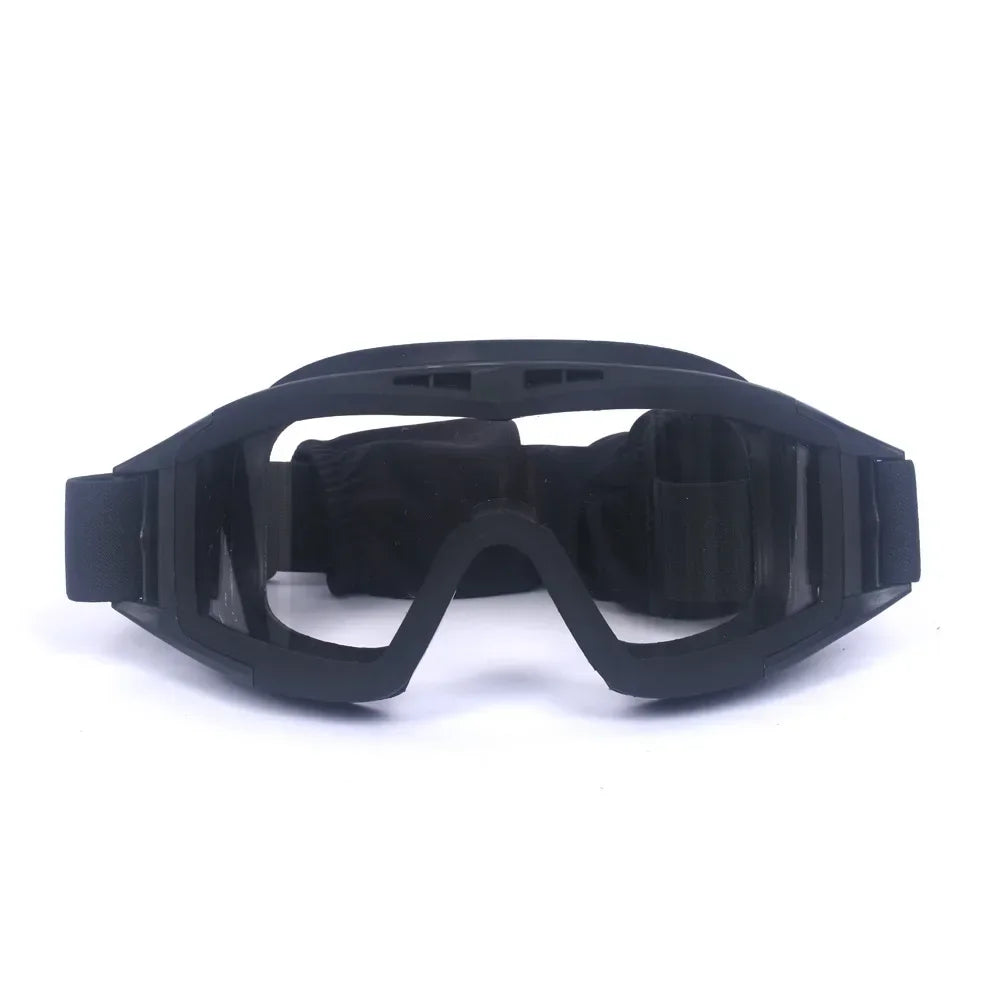 Outdoor tactical glasses, desert locust military fan goggles, dust-proof shooting, motorcycle CS shock resistant sports glasses