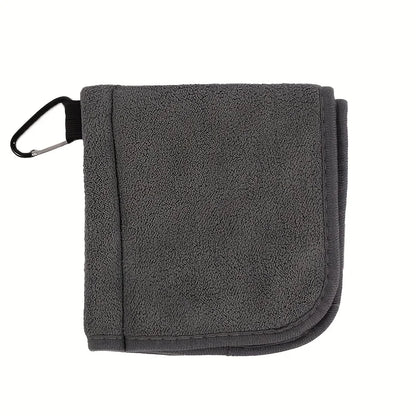 Golf towel, ball cleaning towel, ball cleaning cloth towel, outdoor with hook golf gift
