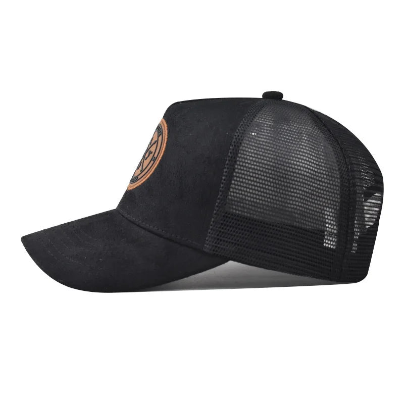 Summer Mesh Baseball Cap Women Men ENJOY LIFE Letter Patch Snapback Hat Casual Breathable Unisex Street Hip Hop Trucker Caps